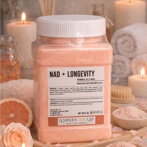 LUMINOUS SKIN LAB NAD+ HydroGlo Jelly Powder Mask Spa 30 oz